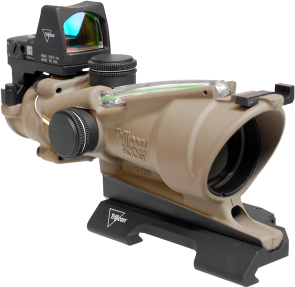 Picture Of Trijicon Acog Dual Illum Green Crosshair - Trijicon Acog Clipart (600x600), Png Download