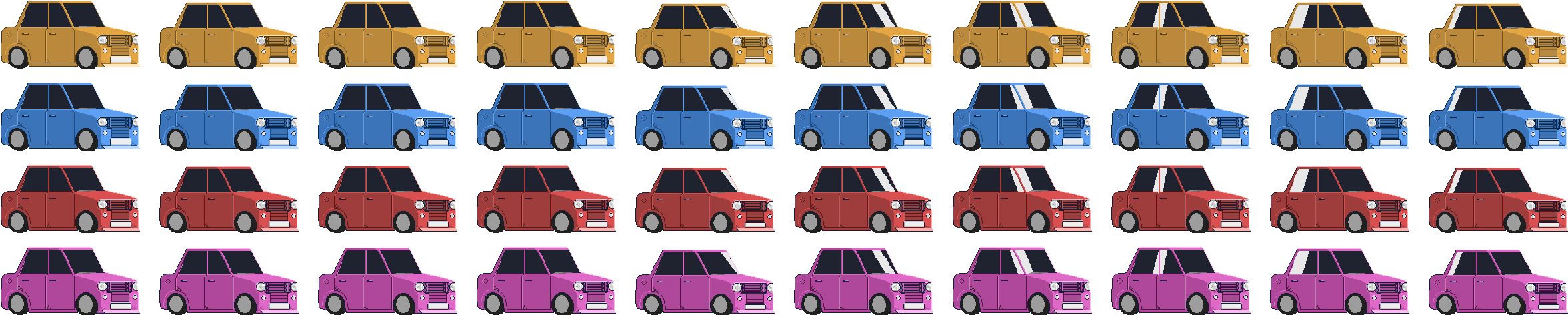Carro - Model Car Clipart (2390x518), Png Download