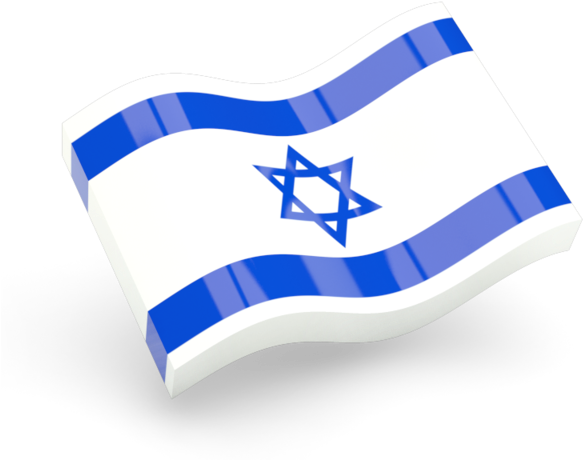 3d Waving Flag Of Israel Color Splat Flag Of Israel - Israel Flag Png Hd Clipart (640x480), Png Download