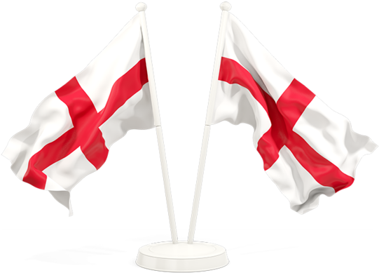 England Flag Png - England Waving Flag Png Clipart (640x480), Png Download
