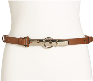 Leather Metal Buckle Belt - Buckle Clipart (509x677), Png Download