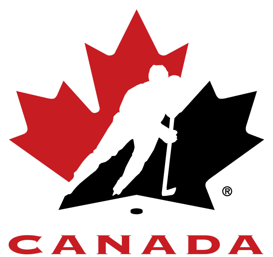 Hockey Canada Logo Downloads - Team Canada Logo Black And White Clipart (1091x1027), Png Download