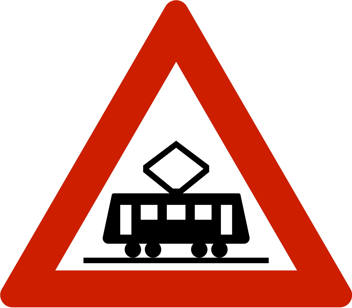 Norwegian Road Sign - Sign Boards For Traffic Clipart (1167x1024), Png Download