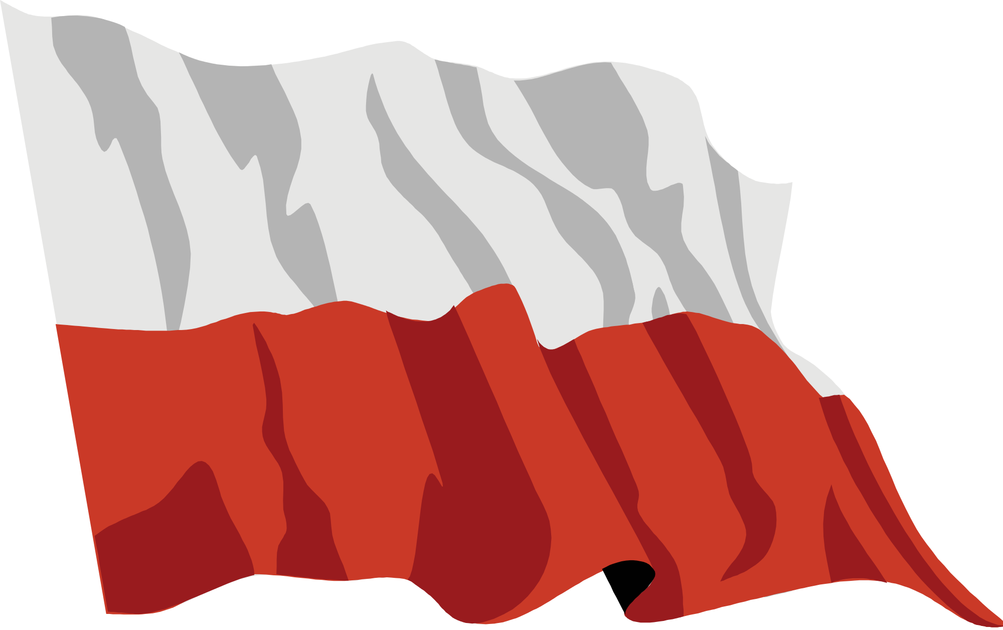 Open - Polish And Romanian Flag Clipart (2000x1256), Png Download