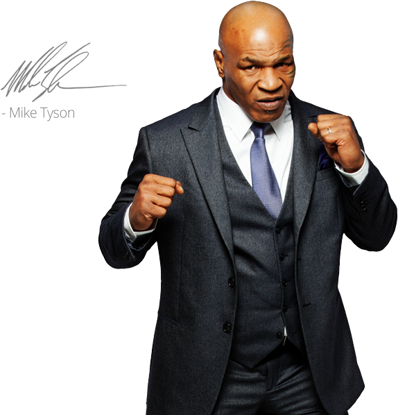 Trade Like A Champ - Mike Tyson Suit Clipart (600x600), Png Download
