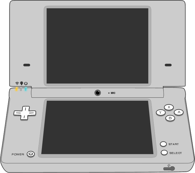 Ds-controller - Nintendo Ds Controller Clipart (642x570), Png Download