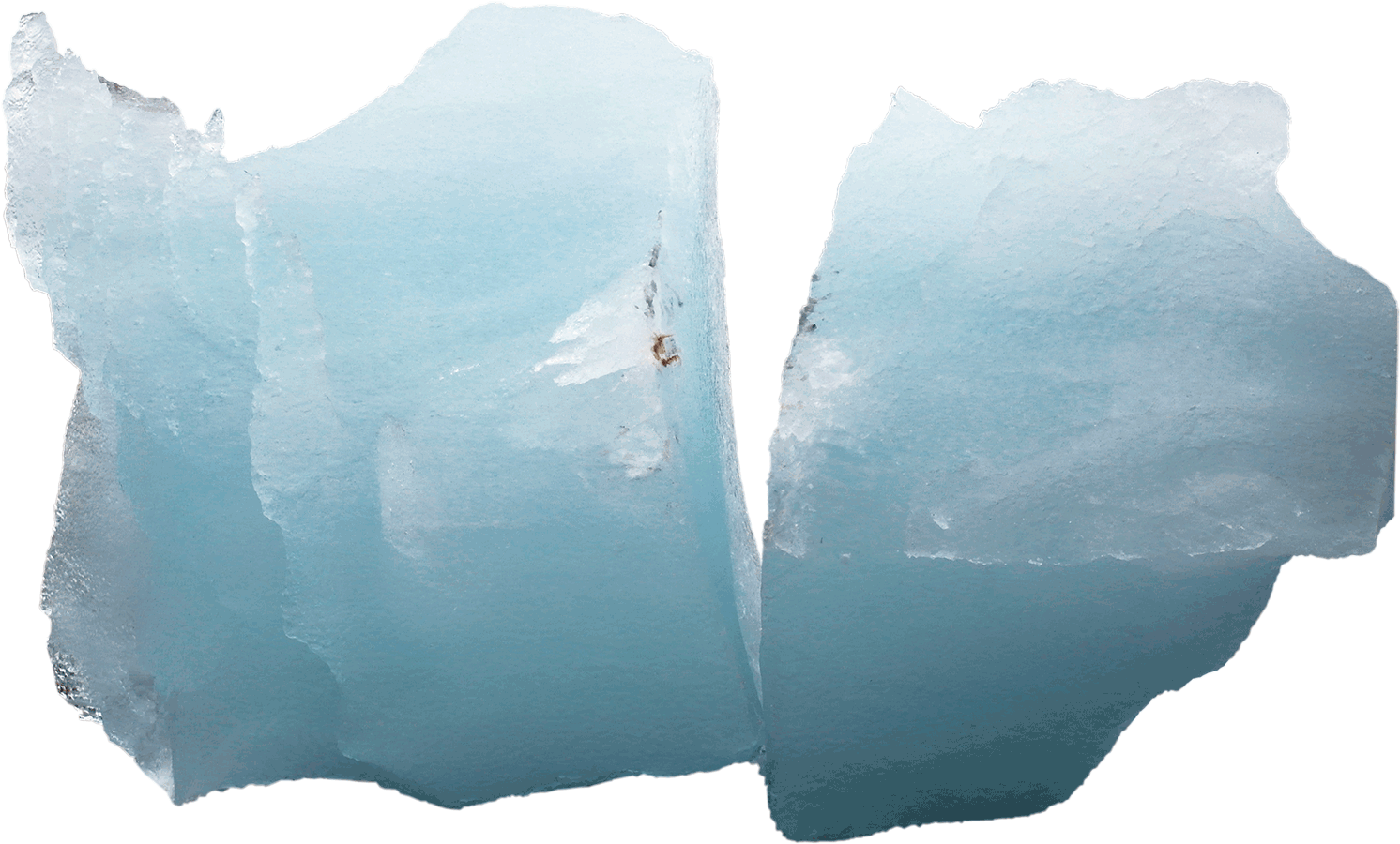 Ice Fragments - Sea Clipart (1500x910), Png Download