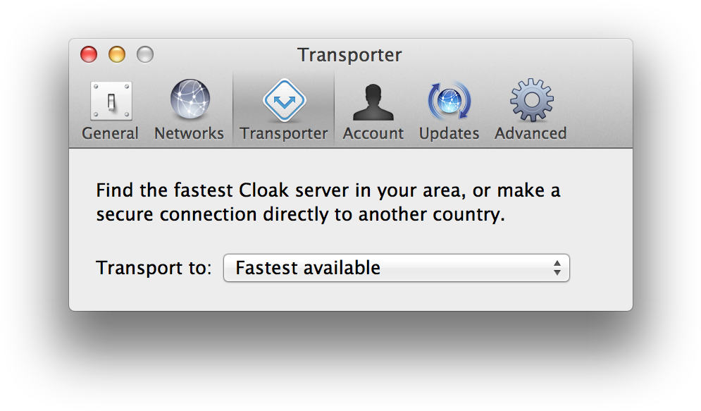 Cloak Preferences, Transporter Options - Trust A Website On Mac Clipart (1028x614), Png Download
