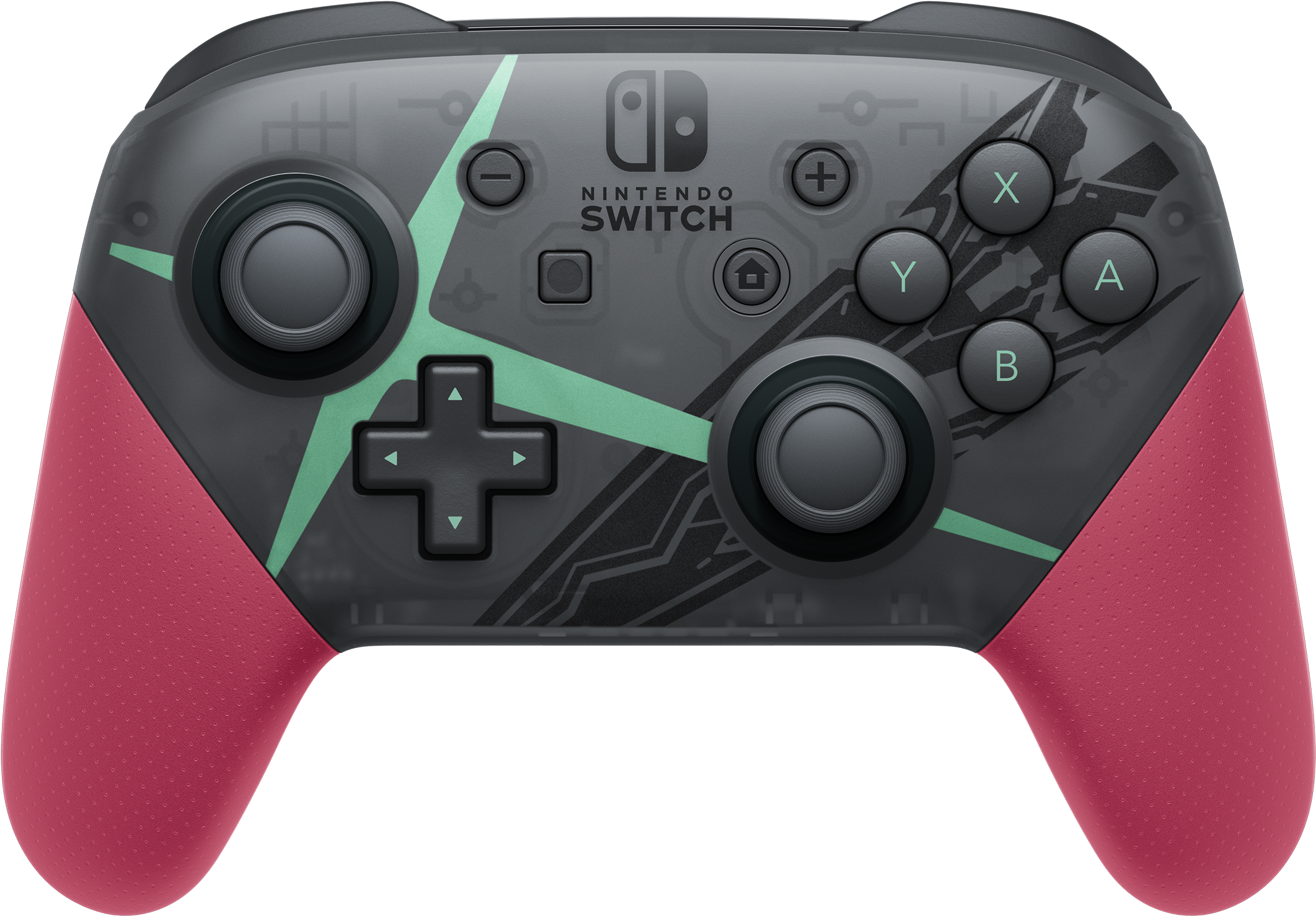 Xenoblade Chronicles 2 Collector's Edition And Pro - Nintendo Switch Pro Controller Xenoblade Clipart (2400x1800), Png Download