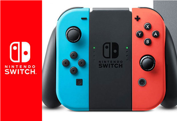 Nintendo Switch Games Update Joy Con Controller Issues - Nintendo Switch Controller Red And Blue Clipart (590x600), Png Download