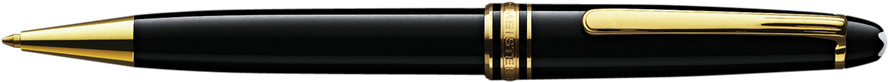 /ml 03/montblanc/montblanc Meisterstuck Classique Ballpoint - Meisterstuck Hommage A Wa Mozart Ballpoint Pen Clipart (890x364), Png Download