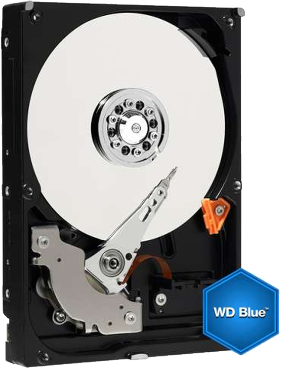Wd Blue 1tb Desktop Hard Disk Drive - Wd Blue 1tb Desktop Hard Disk Drive Png Clipart (1000x1000), Png Download