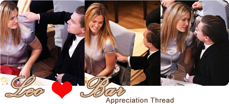 Leo ♥ Bar Appreciation Thread - בר רפאלי וליאונרדו דיקפריו Clipart (800x394), Png Download