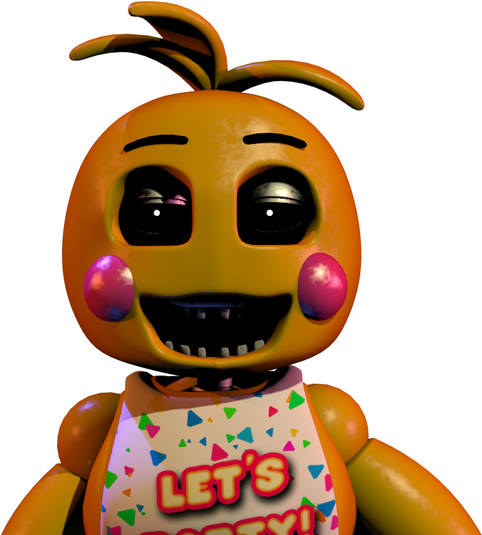 Confetti Clipart Fnaf - Fnaf 2 Toy Chica - Png Download (800x800), Png Download
