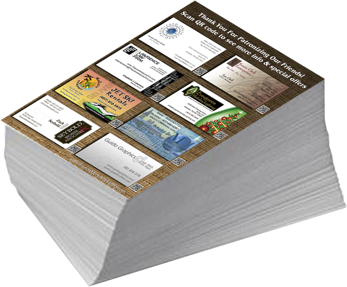 Bulk Flyers Printing Services Usa - Business Cards Clipart (1180x977), Png Download