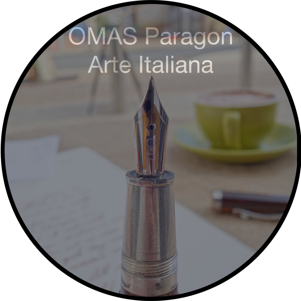 Omas Paragon Arte Italiana Brown Arco Celluloid With - Ammunition Clipart (1000x1000), Png Download