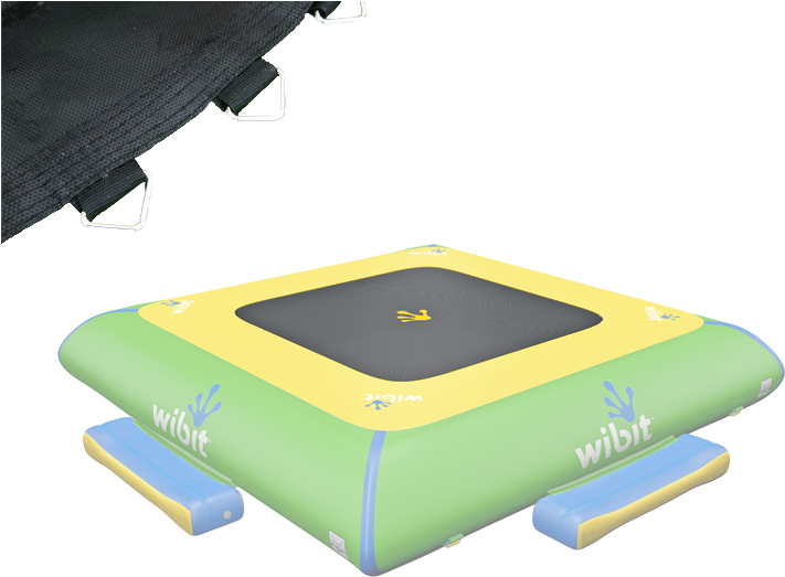Wibit Trampoline 4 Jump Mat Simple - Wibit Trampoline Clipart (750x673), Png Download