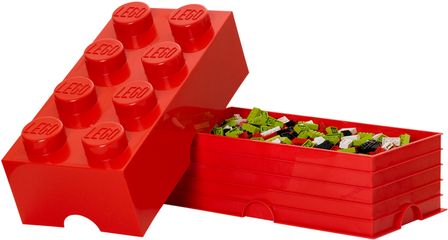 Lego Storage Brick Clipart (1000x1000), Png Download