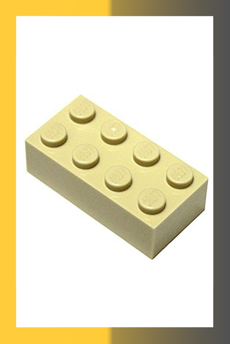 Lego Parts And Pieces - Construction Set Toy Clipart (735x1100), Png Download