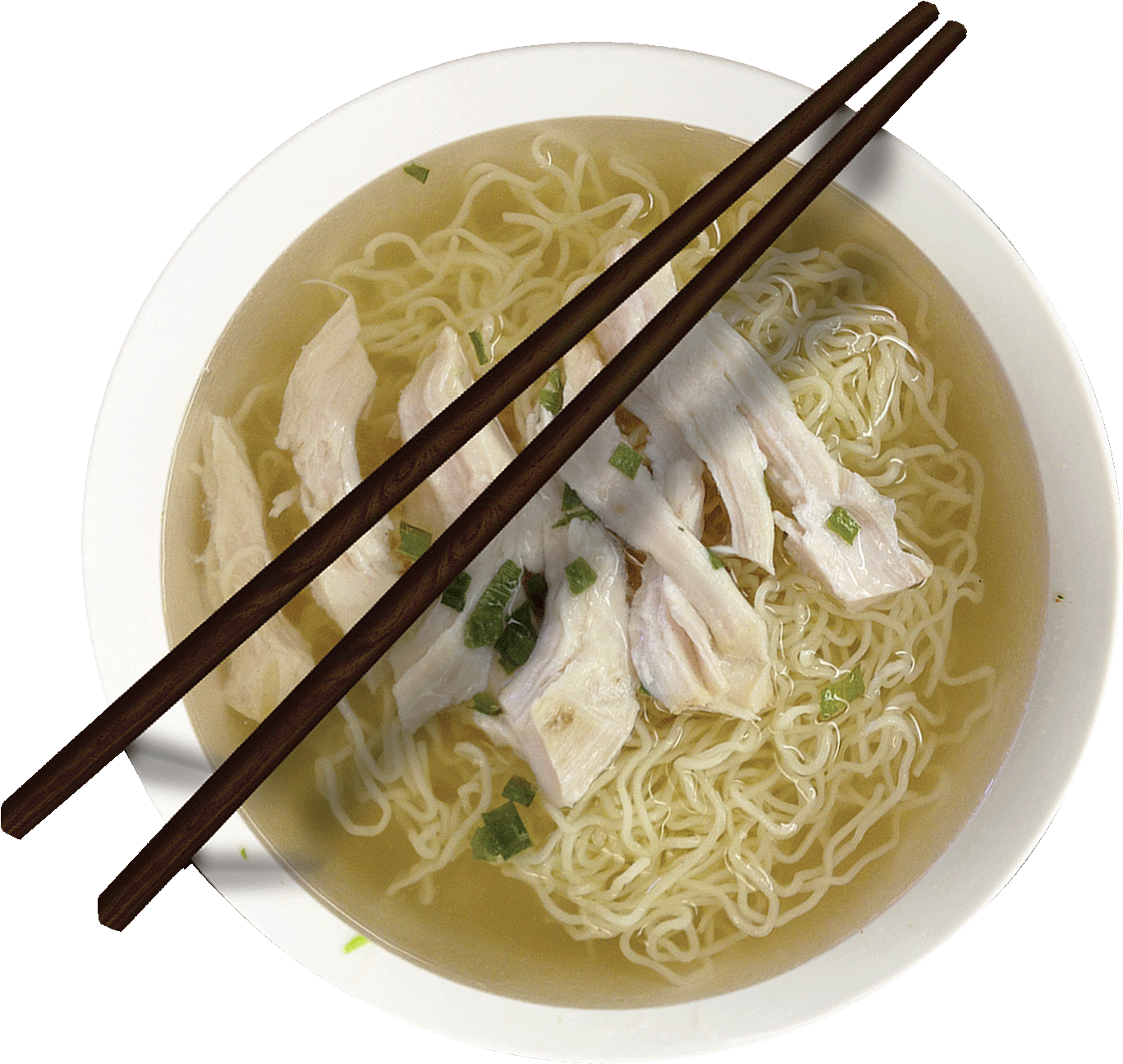 Jojole Chinese Style Egg Noodle Soup Kit With Shredded - Noodle Soup Transparent Clipart (1400x1400), Png Download