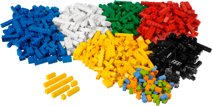 Lego® Brick Set - Lego Bricks Clipart (800x800), Png Download
