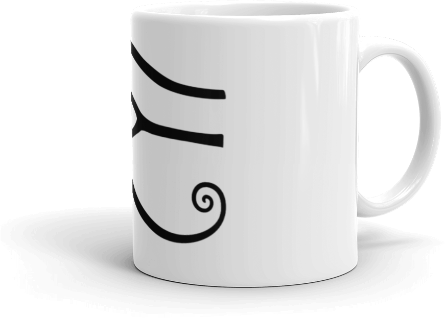 Tsunami Silhouette Coffee Mug - Coffee Cup Clipart (600x600), Png Download