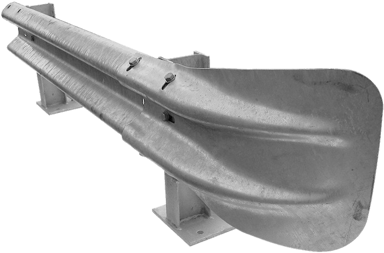 Crash Barrier For Highway - Rifle Clipart (800x543), Png Download