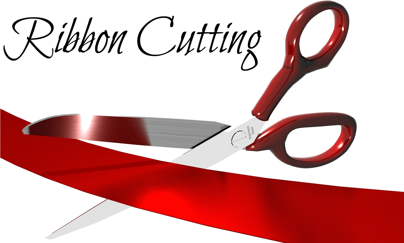 Ribbon Cutting , Png Download Clipart (1601x965), Png Download