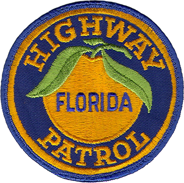 Patch Of The Florida Highway Patrol - Florida State Police Patch Clipart (600x597), Png Download