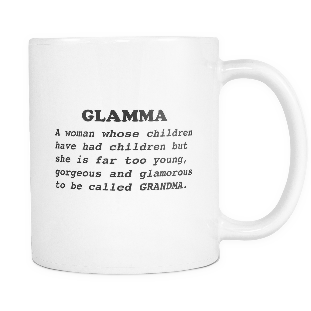 Glamma Mug Glam Ma Grandma Mug Grandma Gift Coffee - Love Hema Clipart (1024x1024), Png Download