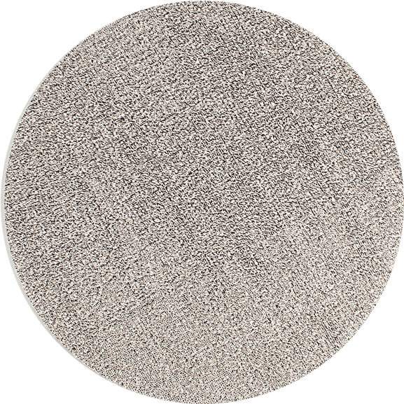 Round Shag Mat In White Dot - Circle Clipart (800x600), Png Download