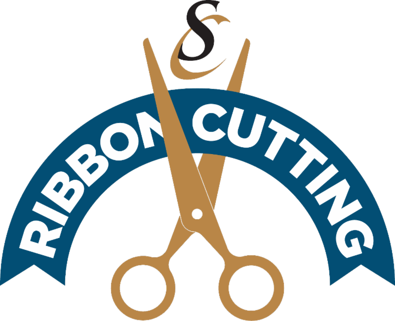 Ribbon Cutting - Blue Ribbon Cutting Clipart - Png Download (800x650), Png Download