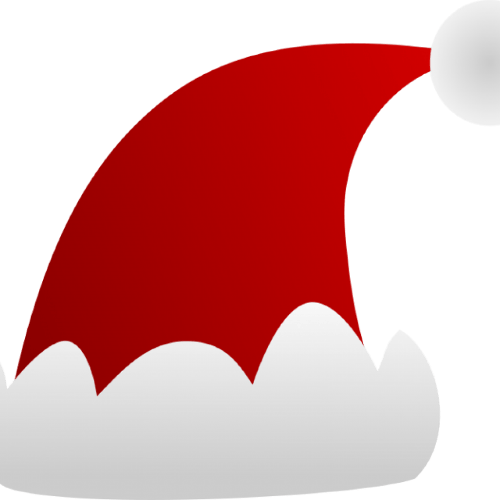Free Santa Hat Clipart - Simple Santa Hat Clip Art - Png Download (1024x1024), Png Download