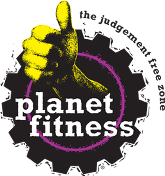 Planet Fitness Gym Logo Clipart (562x600), Png Download
