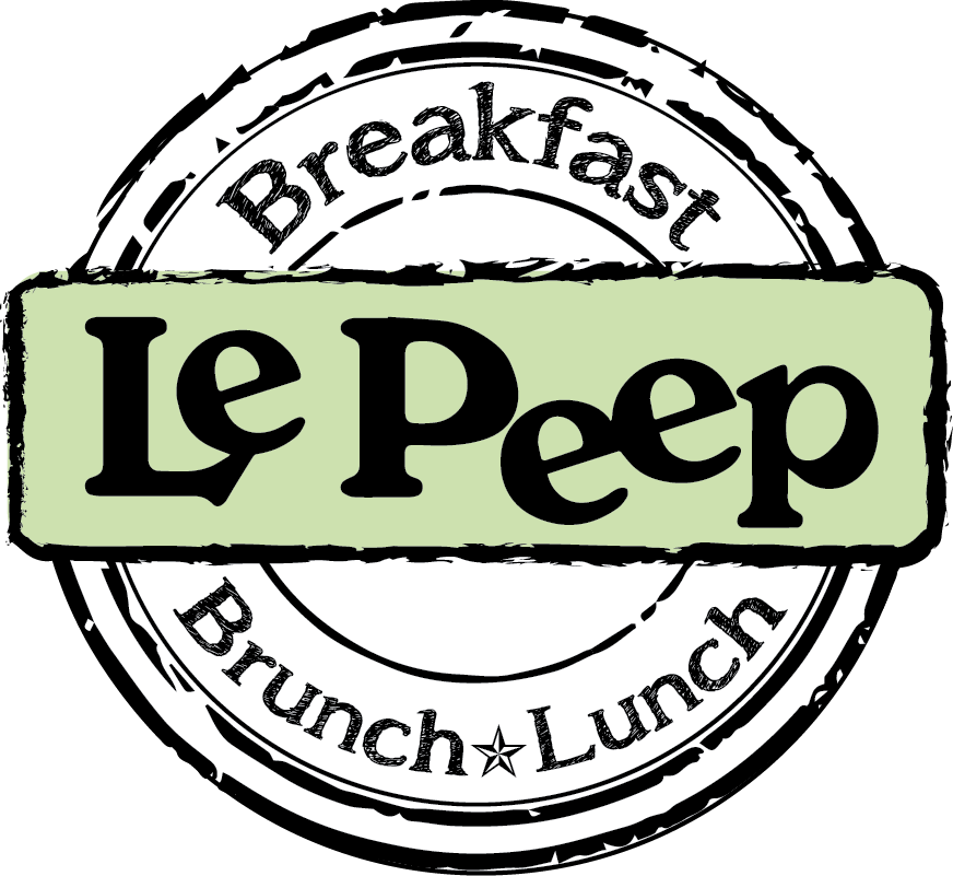 Le Peep Restaurant Logo Clipart (872x801), Png Download