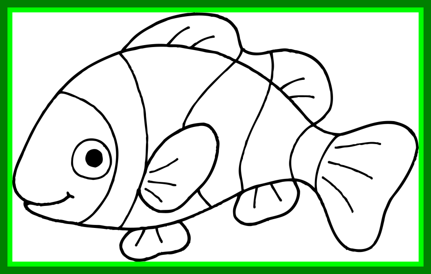 Graphic Free Library Best Collection Of High Pic Png - Clip Art Fish Black And White Transparent Png (880x559), Png Download