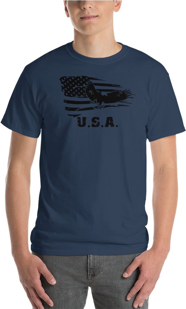 American Flag & Eagle - Shirt Clipart (1000x1000), Png Download
