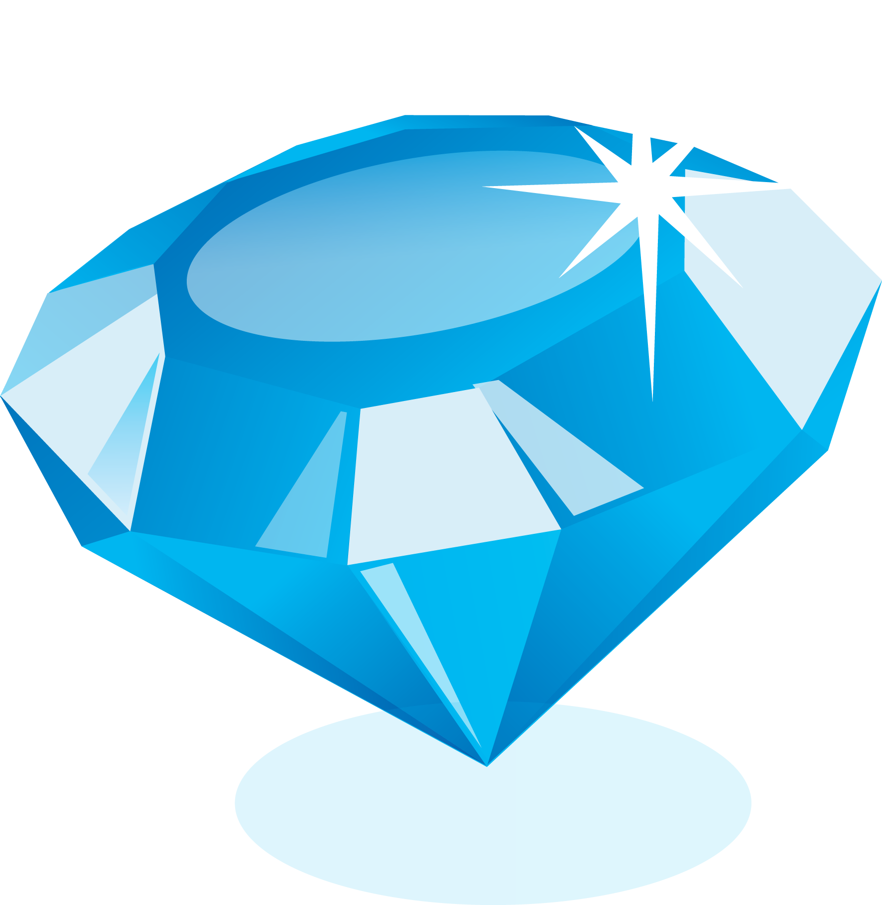 Brilliant Drago Blue - Бриллиант Клипарт Clipart (1771x1819), Png Download