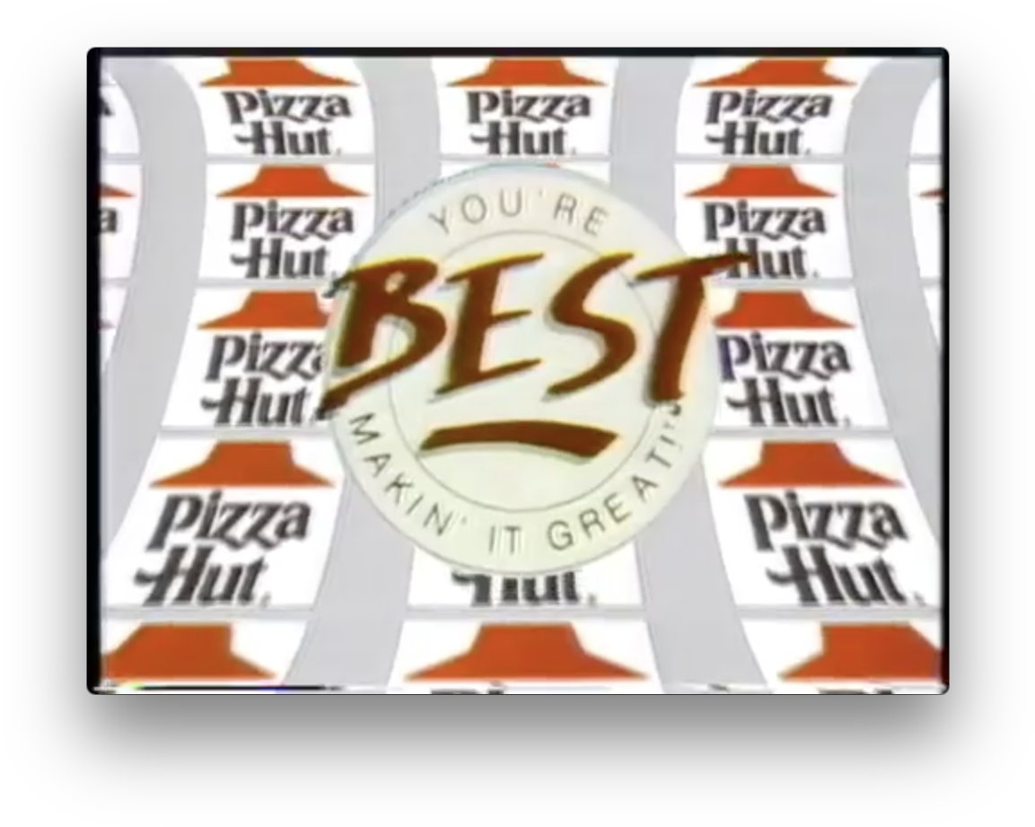 On The Surface It Seems Sort Of Unremarkable Given - Old Pizza Hut Clipart (1184x944), Png Download