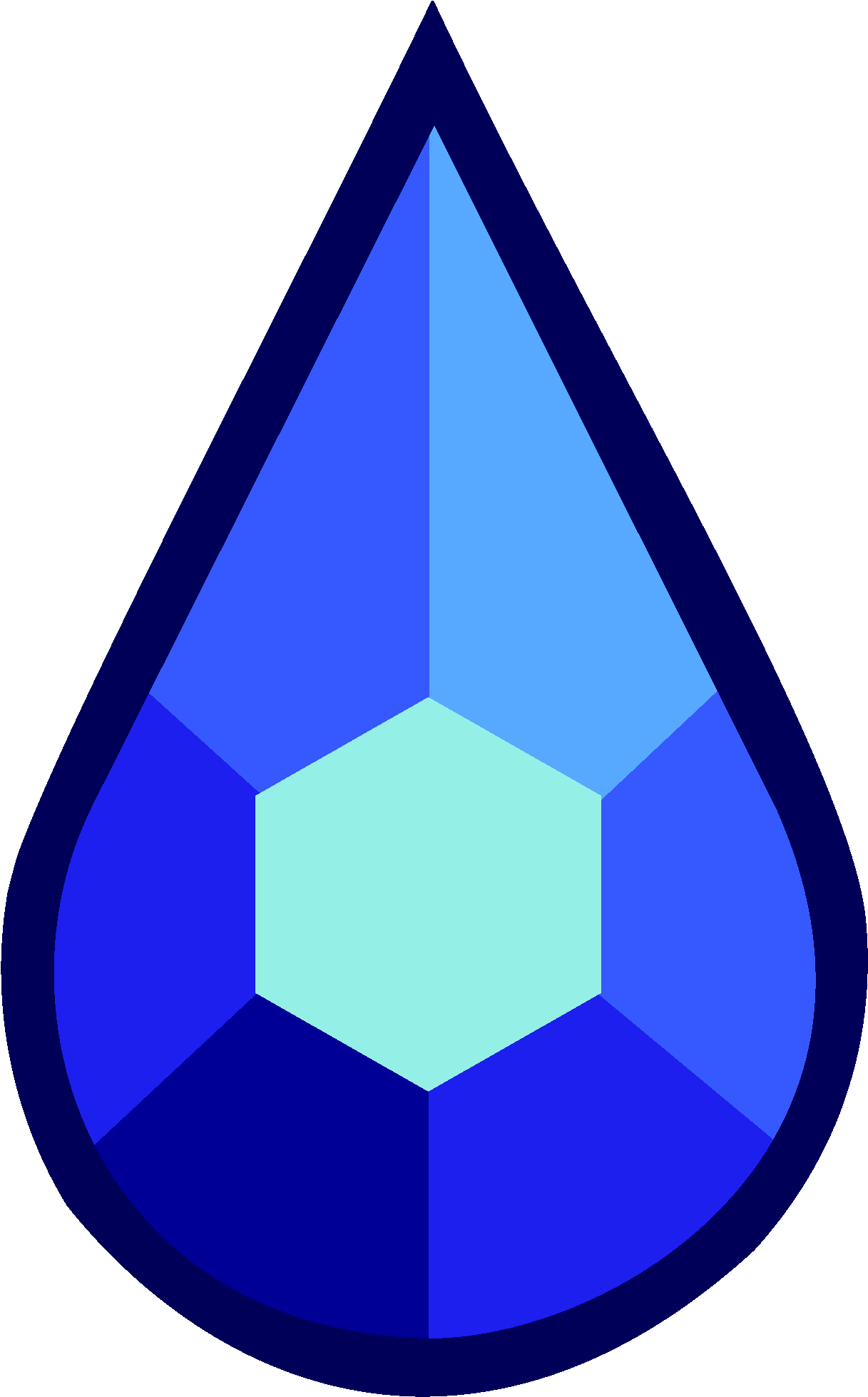 Sapphire Png - Steven Universe Gem Png Clipart (1252x2000), Png Download