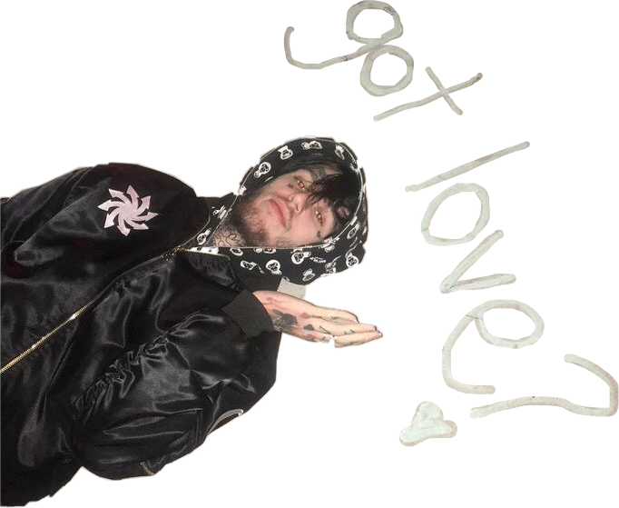Lil Peep - Lil Peep Goth Love Clipart (682x559), Png Download