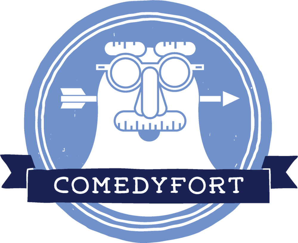 Comedy Fort Logo W - Emblem Clipart (1000x816), Png Download