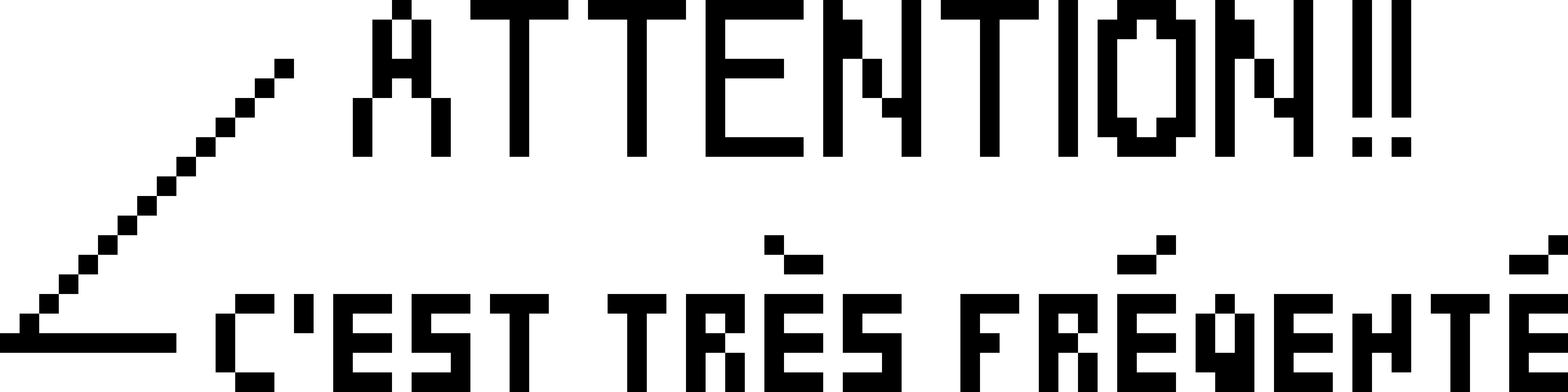 Attention - Monochrome Clipart (8000x2000), Png Download
