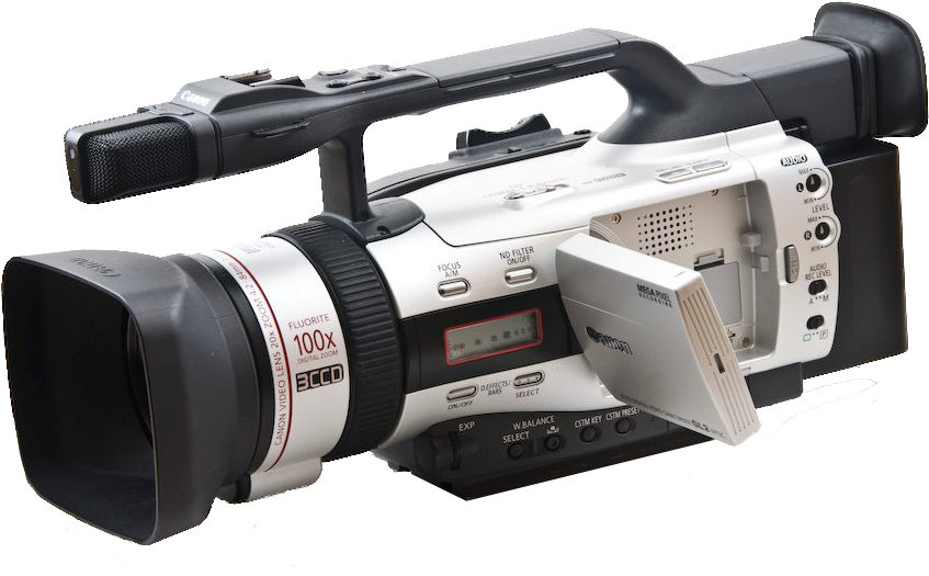 Canon Gl2 Camcorder Repair - Canon Video Camera Old Clipart (1000x569), Png Download