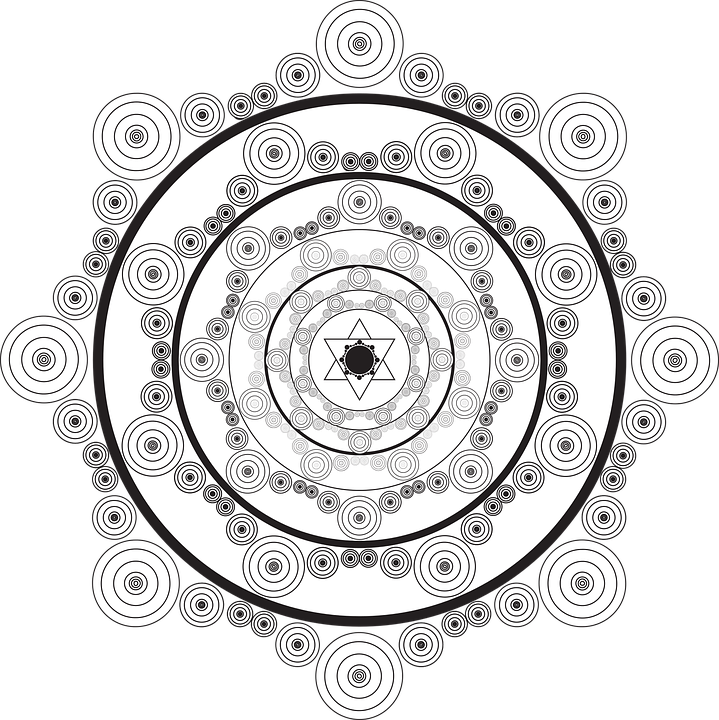 Mandalas Flowers Mandalas Flowers Symbol Design - Mandala Silver Png Clipart (719x720), Png Download
