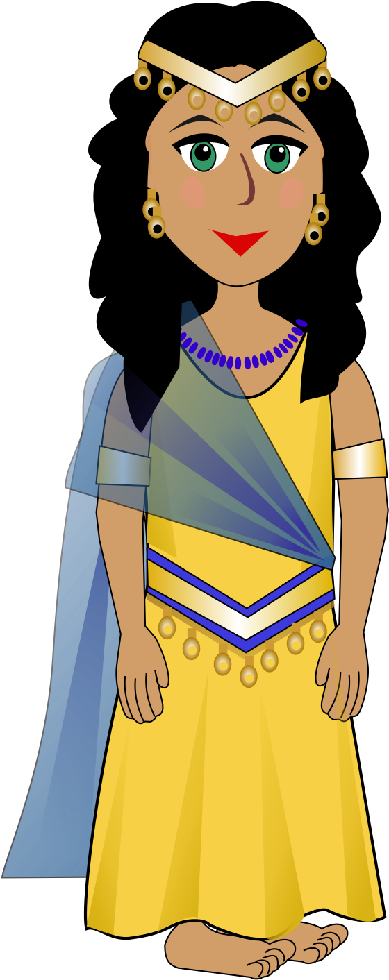 Delilah Bible Ruth Female Clip Art - Delilah Clipart - Png Download (560x1412), Png Download