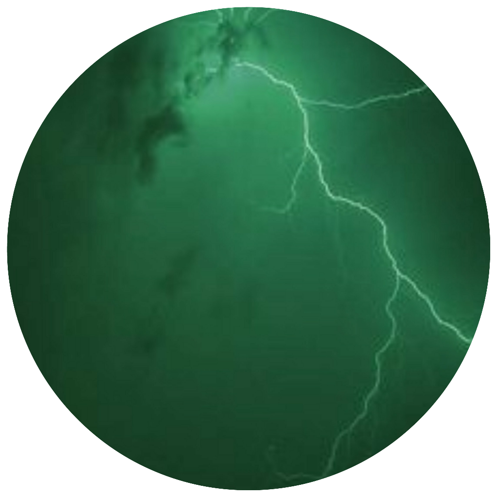 #green #lightning #greenlightning #aesthetic #background - Circle Clipart (1024x1024), Png Download