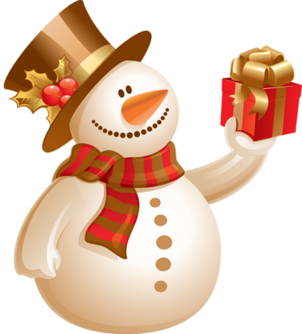 Snow Man Png Free Download - Снеговики Png Clipart (600x663), Png Download
