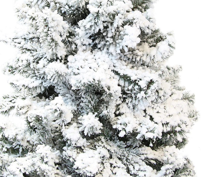 Authentic Christmas Tree Snow Flocking Powder Clipart Large Size Png