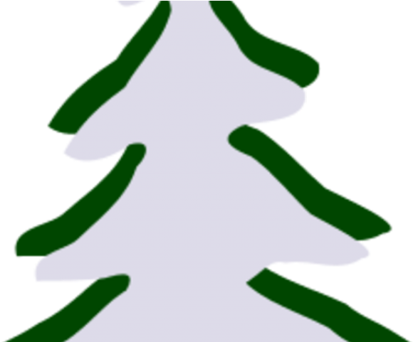 Pine Clipart Snow Tree - Png Download (640x480), Png Download